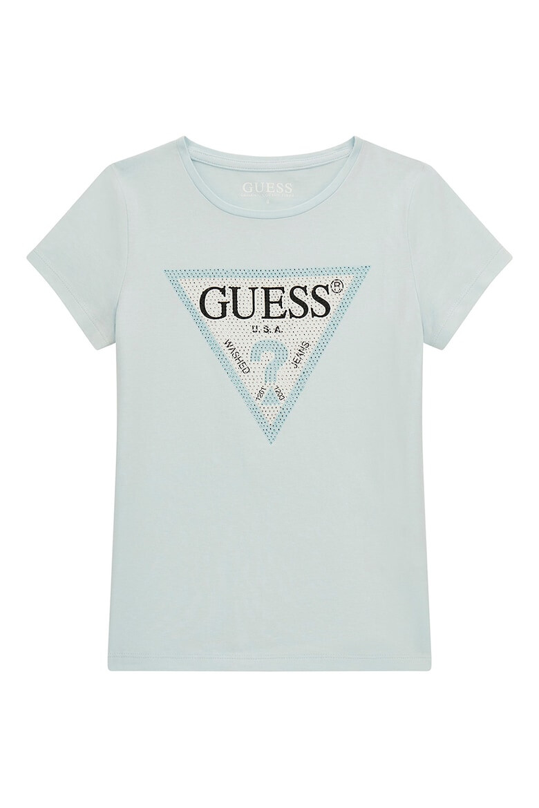 GUESS KIDS Guess Tricou cu imprimeu logo si strasuri - Pled.ro