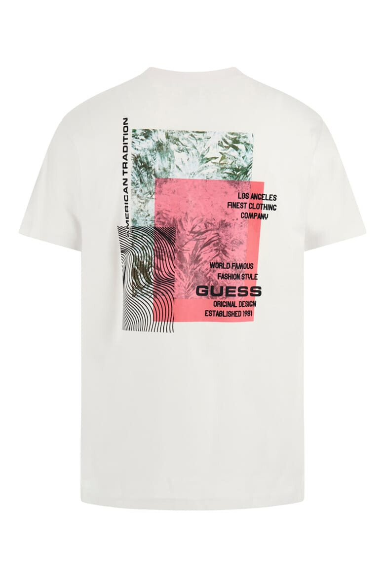 GUESS Tricou cu imprimeu pe partea din spate - Pled.ro