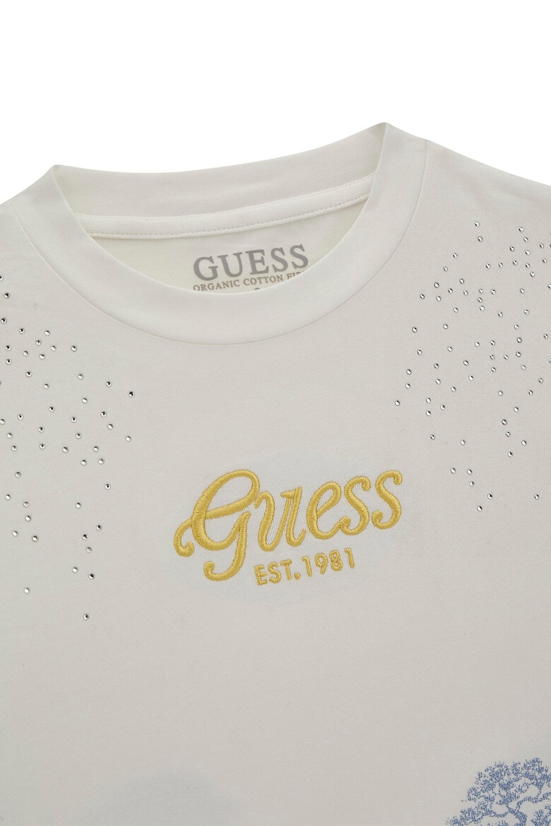 GUESS Tricou cu logo brodat - Pled.ro