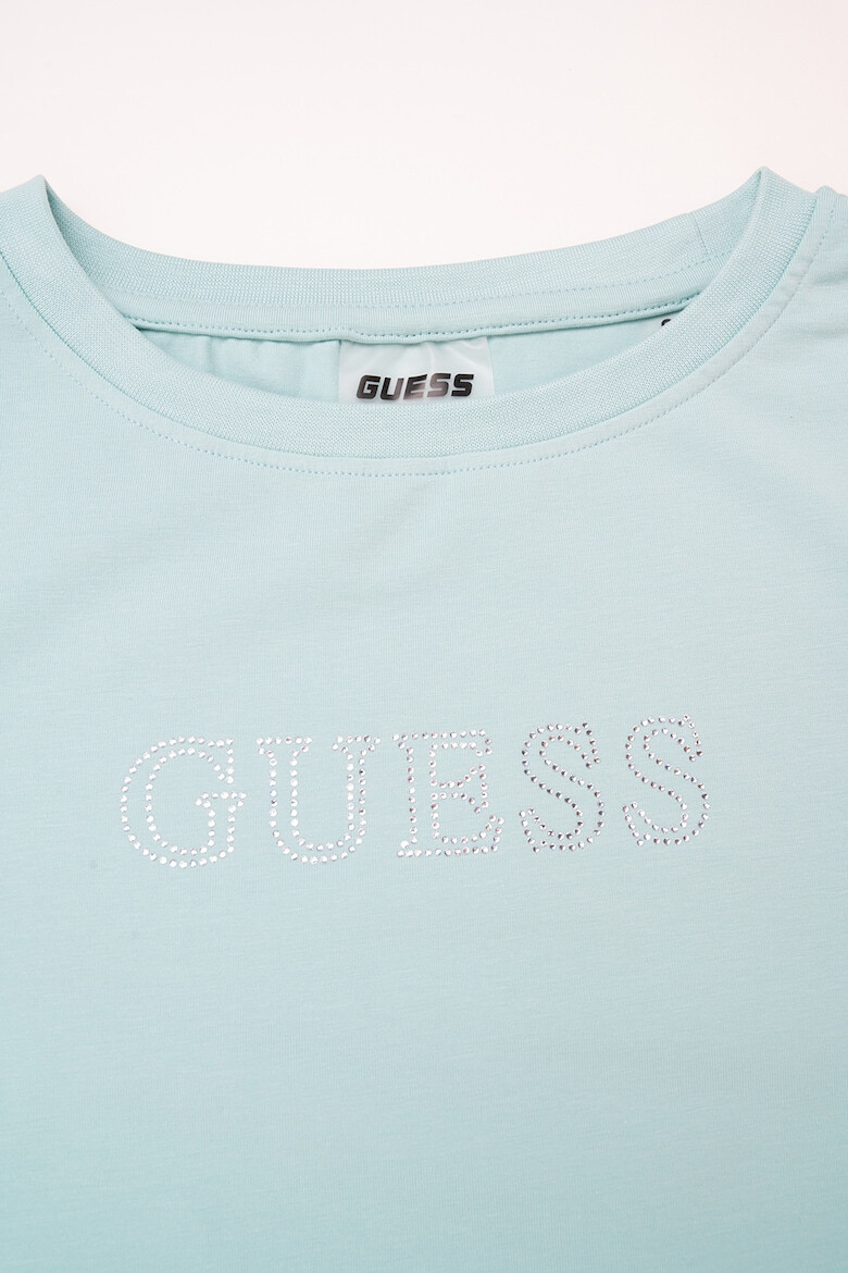 GUESS Tricou cu logo cu strasuri - Pled.ro