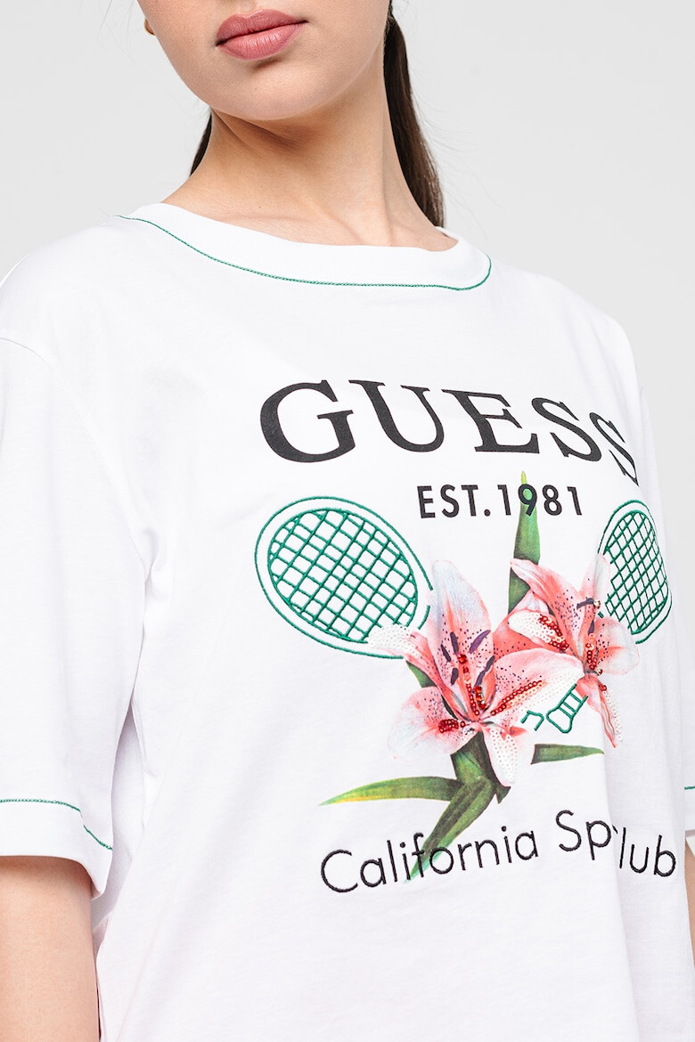 GUESS Tricou cu maneci cazute pentru fitness - Pled.ro