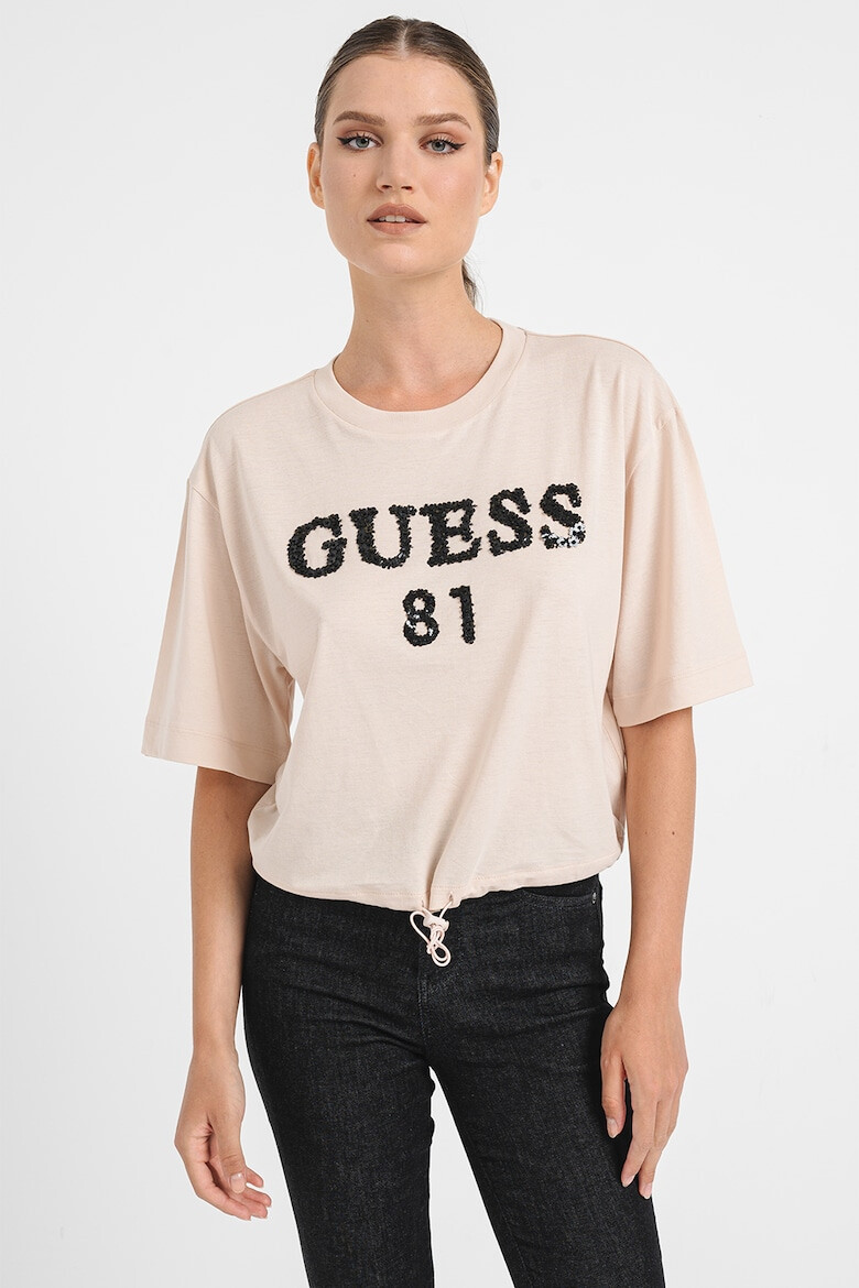 GUESS Tricou cu maneci cazute pentru fitness - Pled.ro