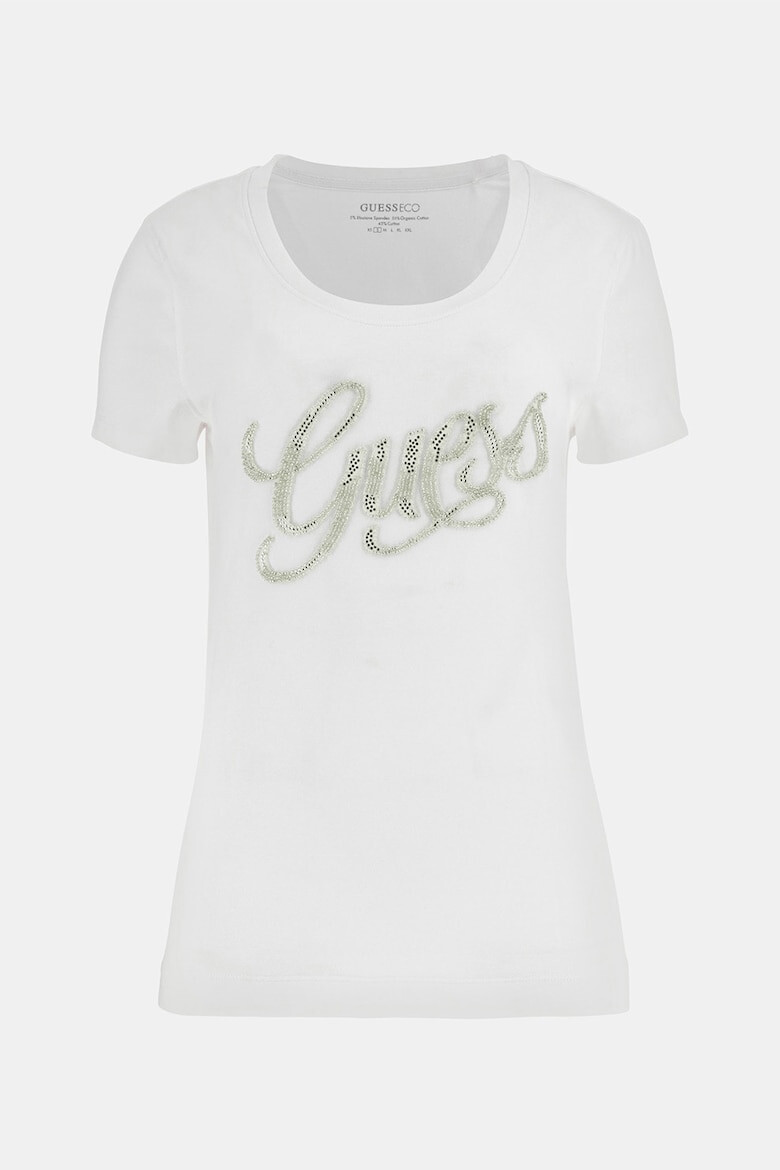 GUESS Tricou cu margele - Pled.ro