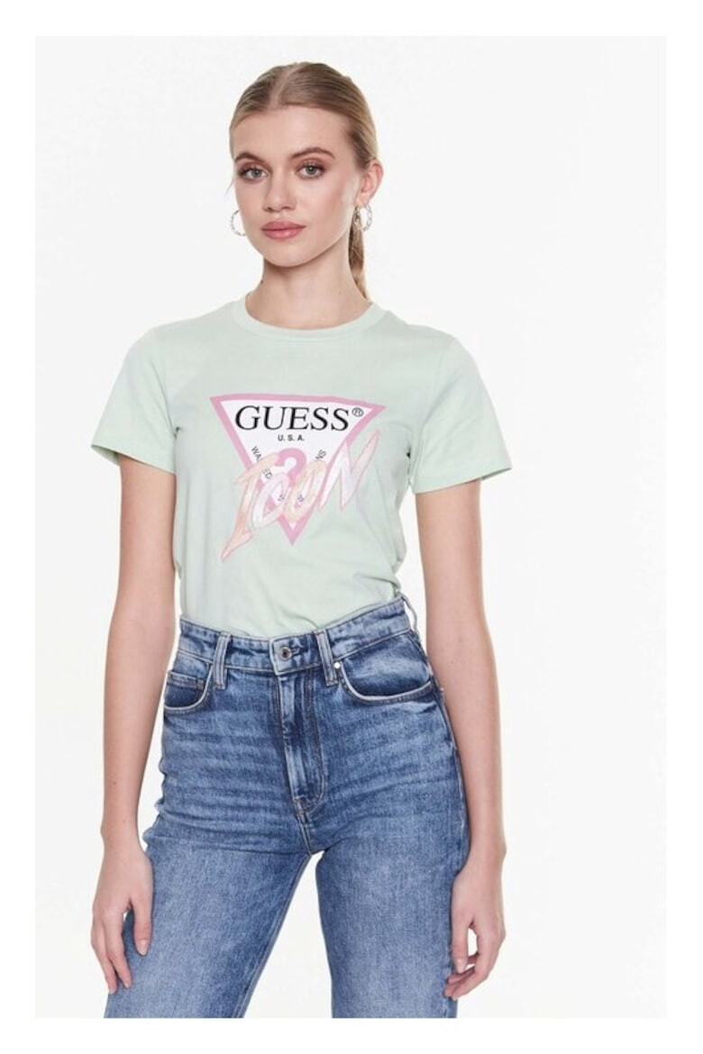 GUESS Tricou dama 100576 Verde Bumbac - Pled.ro