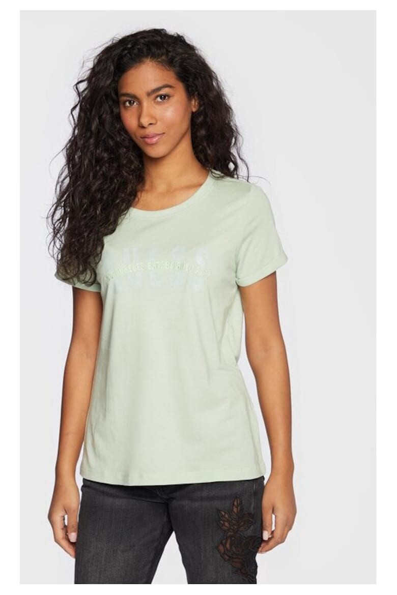 GUESS Tricou dama 101085 Verde Bumbac - Pled.ro