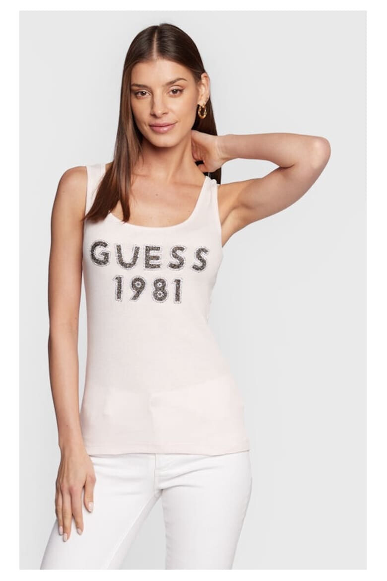 GUESS Tricou dama 106547 Roz Bumbac - Pled.ro