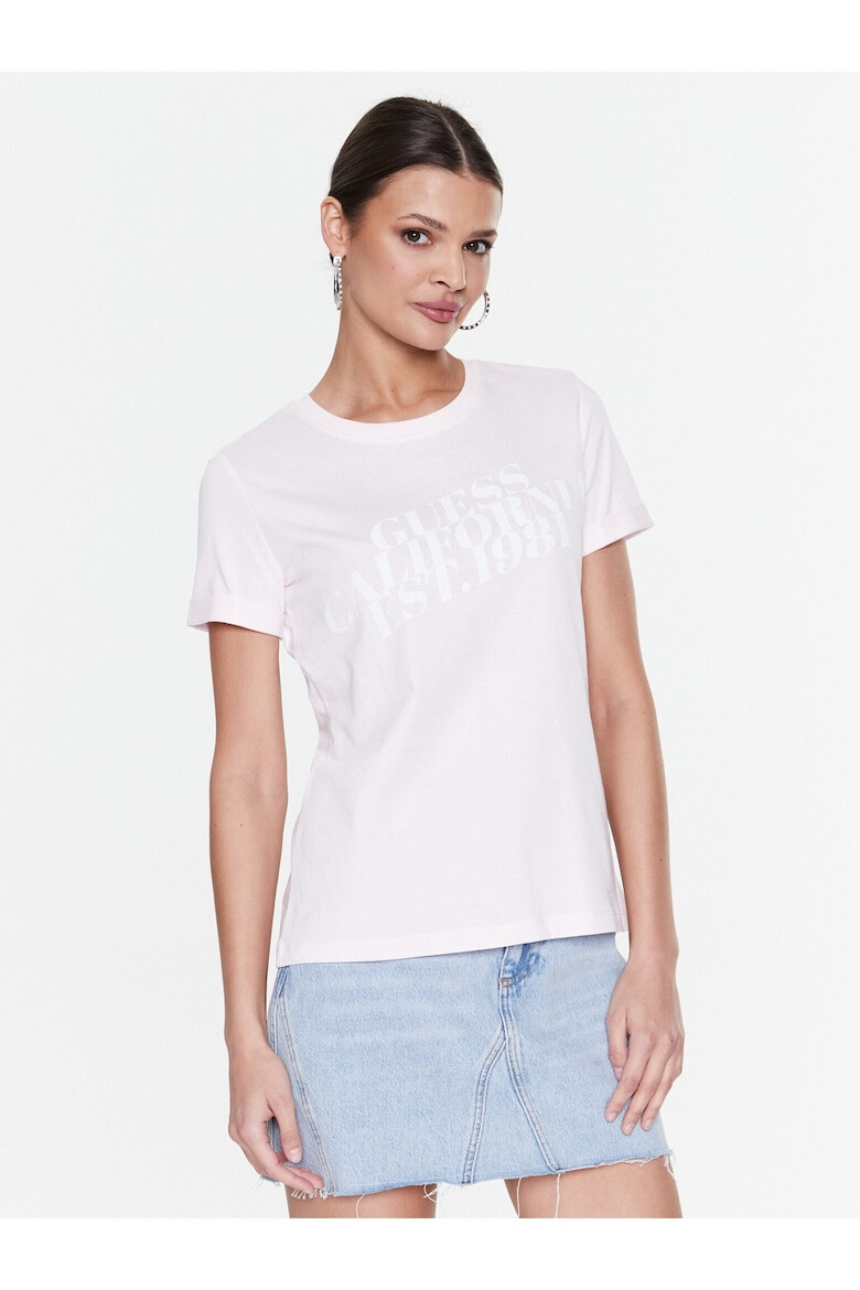 GUESS Tricou dama 302101894 Bumbac Roz - Pled.ro