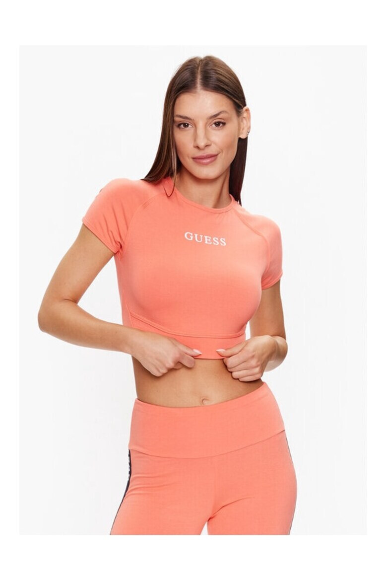 GUESS Tricou dama 853373 Portocaliu Bumbac - Pled.ro