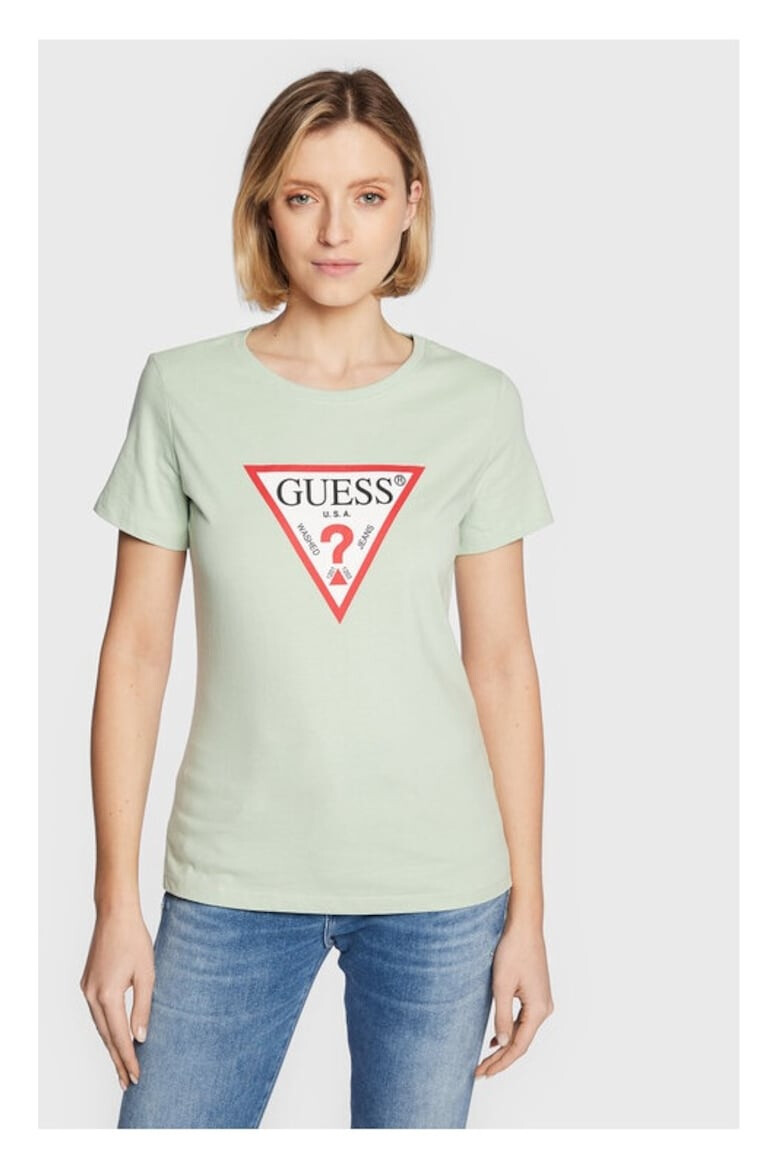 GUESS Tricou dama 96428 Verde Bumbac - Pled.ro