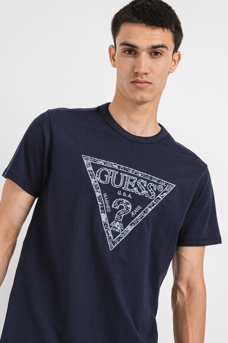 GUESS Tricou de bumbac cu broderie logo - Pled.ro