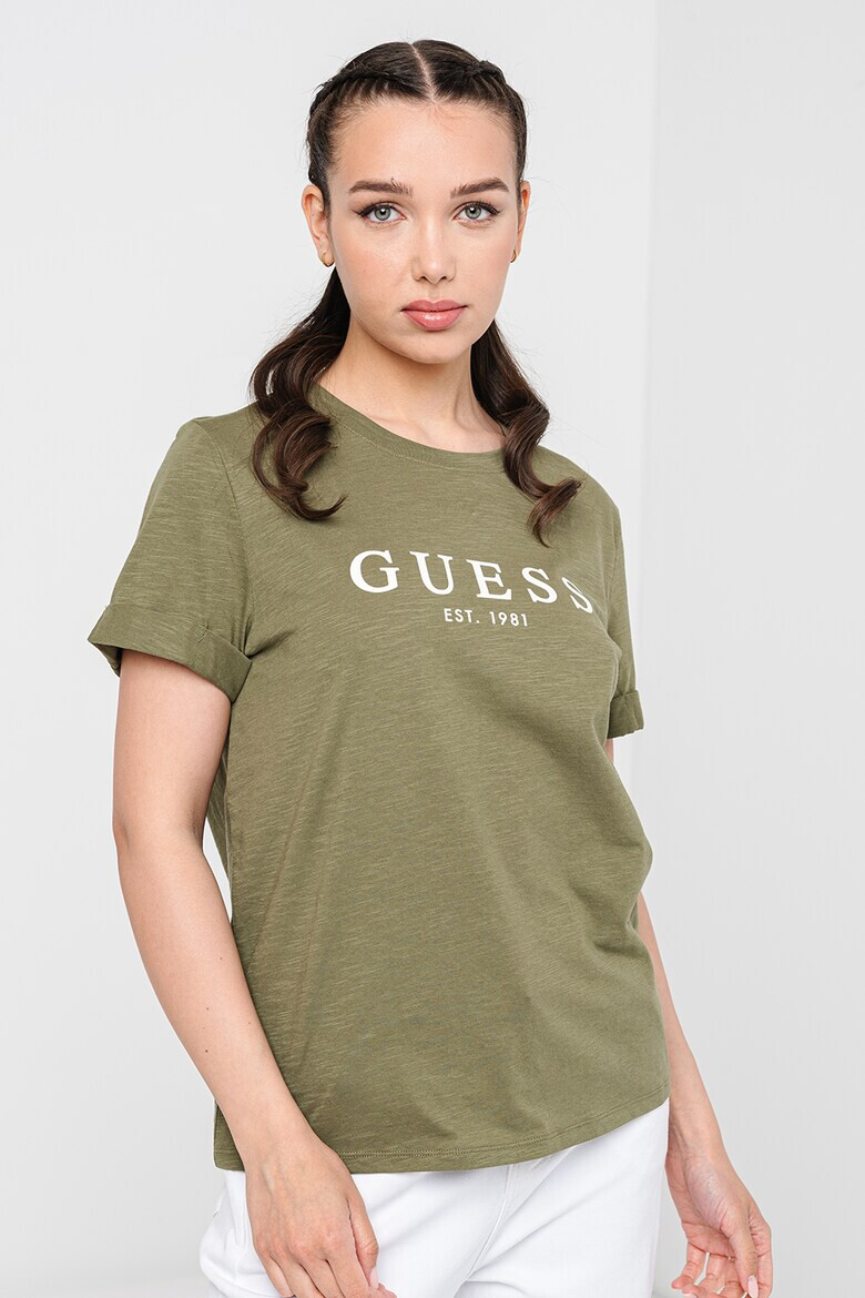 GUESS Tricou de bumbac cu imprimeu logo - Pled.ro