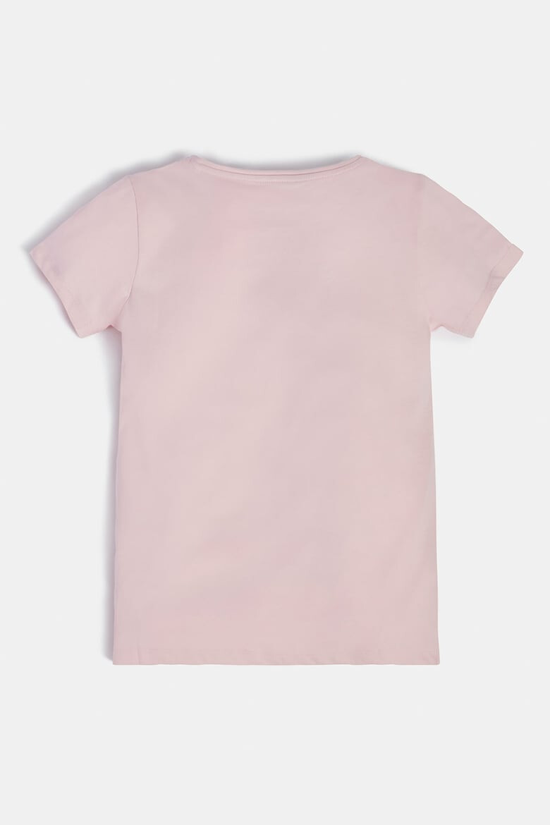 GUESS Tricou de bumbac cu imprimeu logo metalizat - Pled.ro