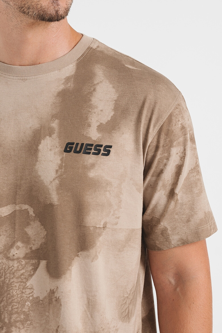 GUESS Tricou de bumbac cu imprimeu pentru antrenament - Pled.ro