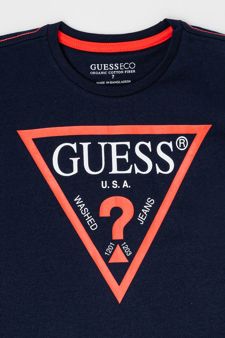 GUESS Tricou de bumbac organic cu imprimeu logo - Pled.ro