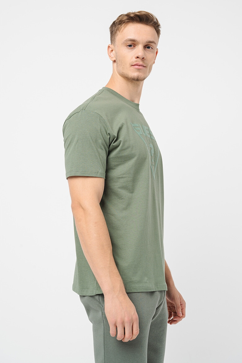 GUESS Tricou din bumbac cu decolteu la baza gatului pentru fitness - Pled.ro