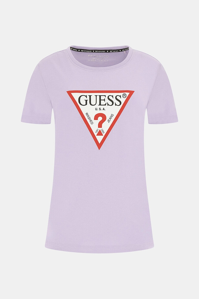 GUESS Tricou din bumbac cu imprimeu logo - Pled.ro