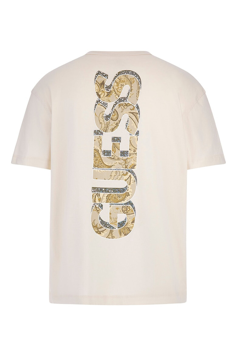 GUESS Tricou lejer cu imprimeu logo - Pled.ro