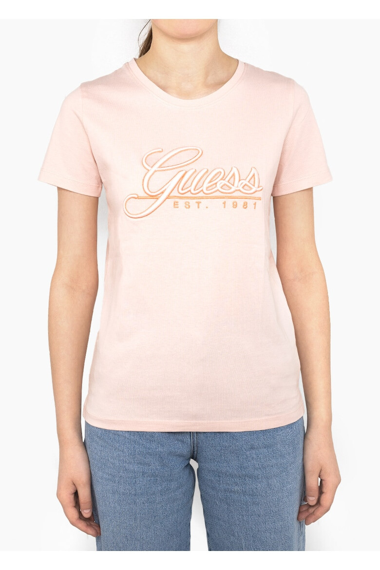 GUESS Tricou pentru dama Bumbac Roz 65625 - Pled.ro