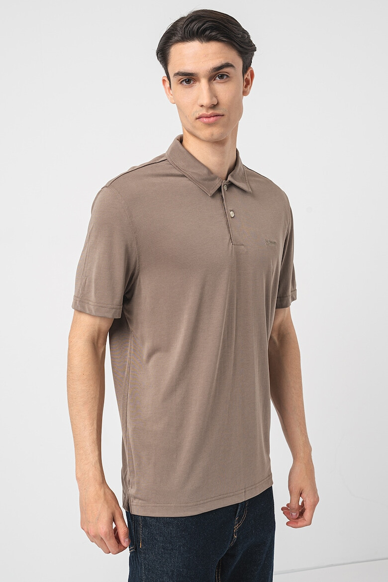 GUESS Tricou polo din amestec de modal - Pled.ro