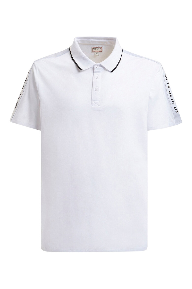 GUESS Tricou polo din material pique - Pled.ro