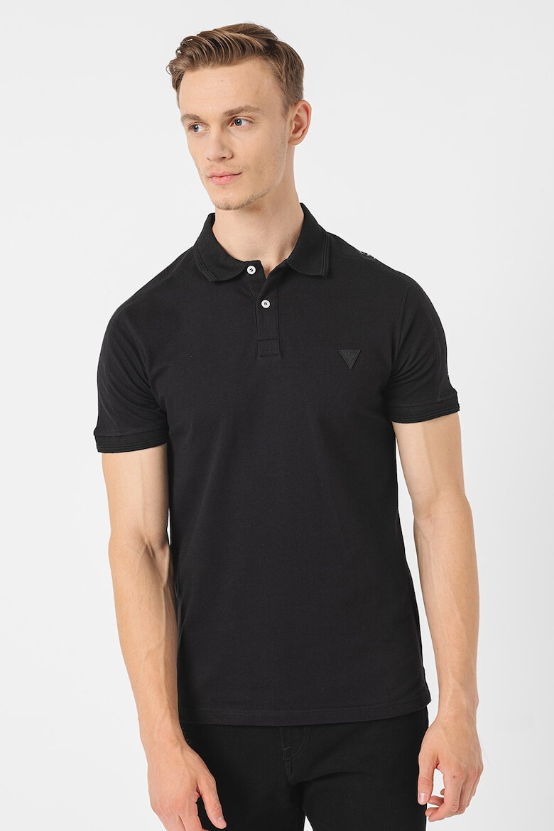 GUESS Tricou polo slim fit cu imprimeu logo - Pled.ro