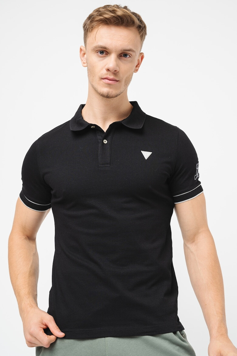 GUESS Tricou polo slim fit din pique - Pled.ro