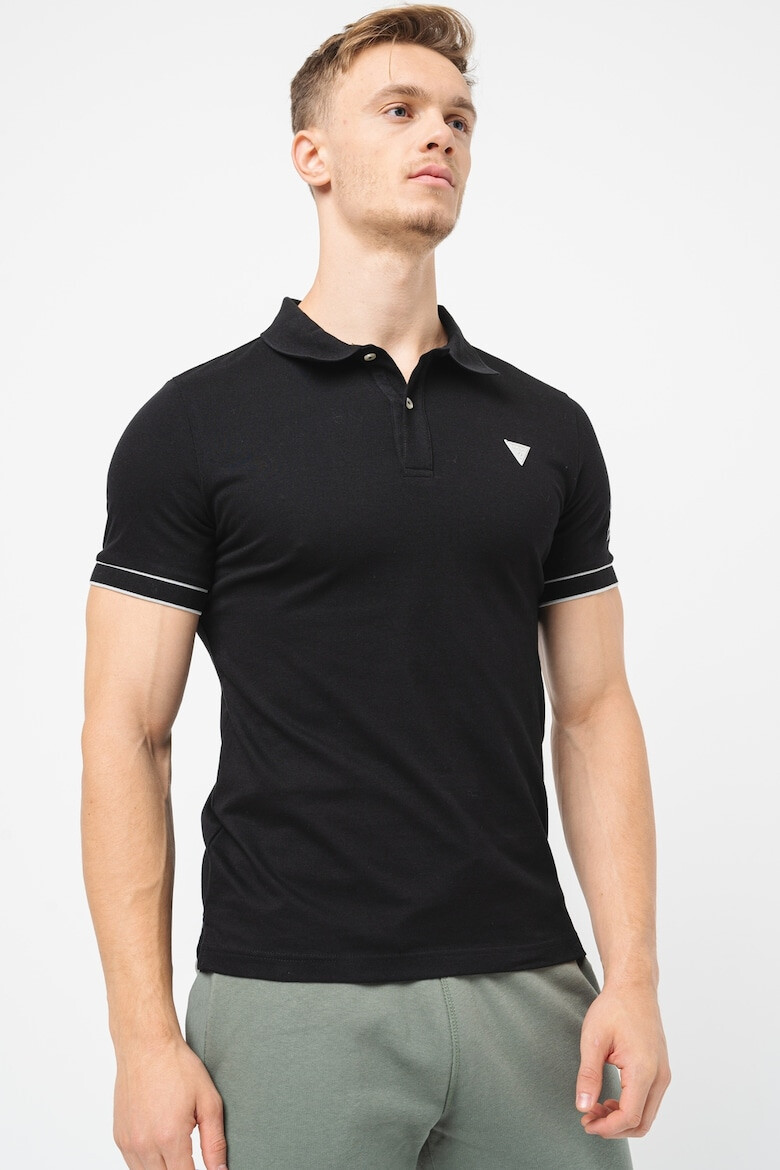 GUESS Tricou polo slim fit din pique - Pled.ro