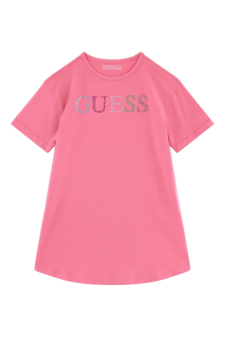 GUESS KIDS Tricou regular fit cu aplicatii cu strasuri - Pled.ro