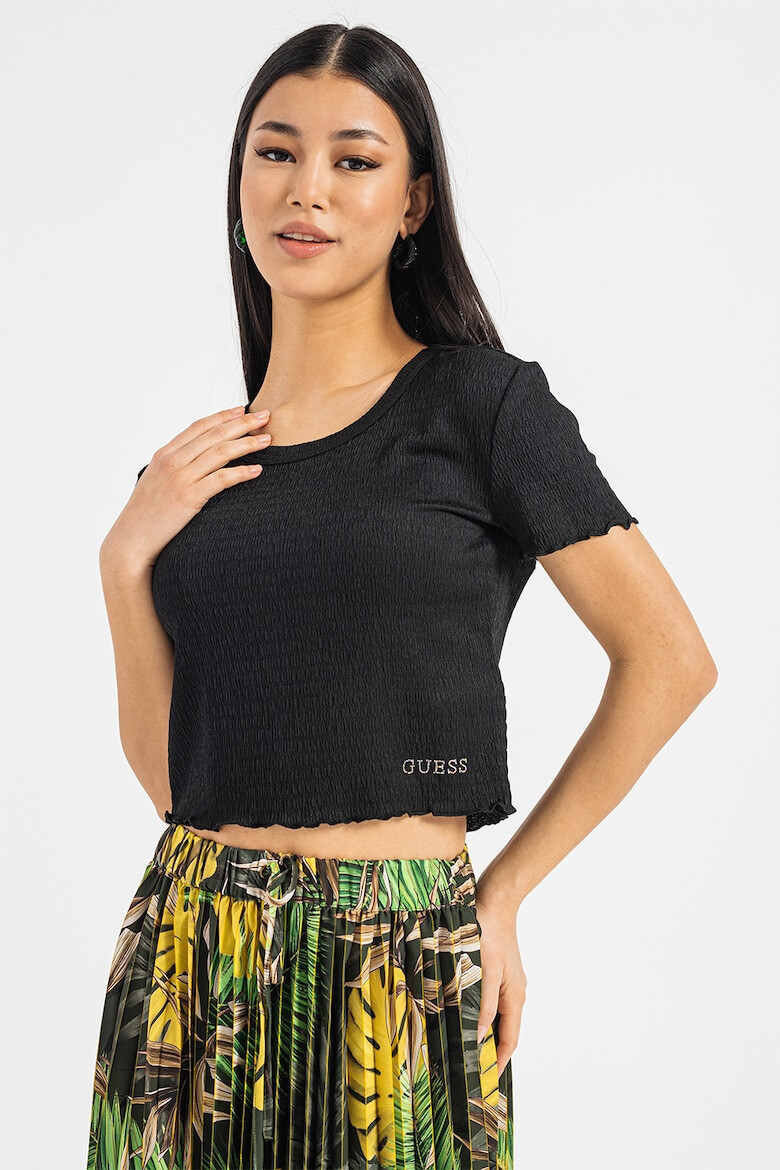 GUESS Tricou slim fit crop - Pled.ro