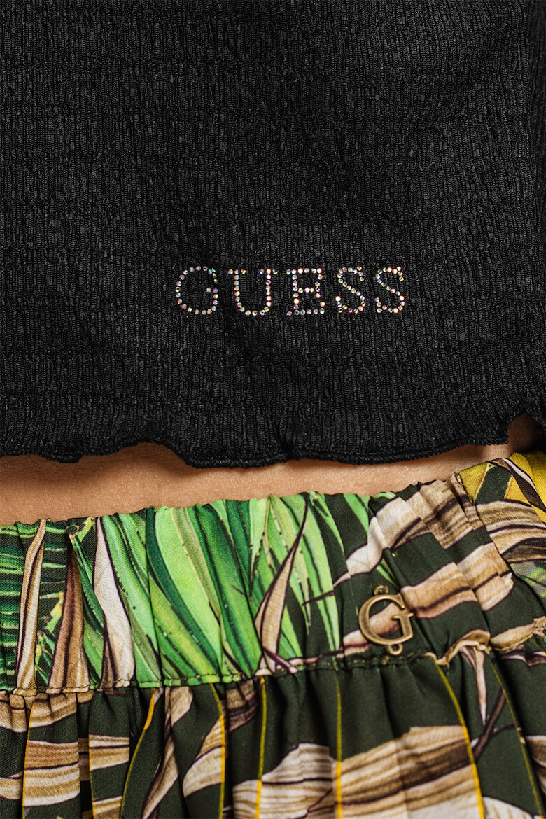 GUESS Tricou slim fit crop - Pled.ro