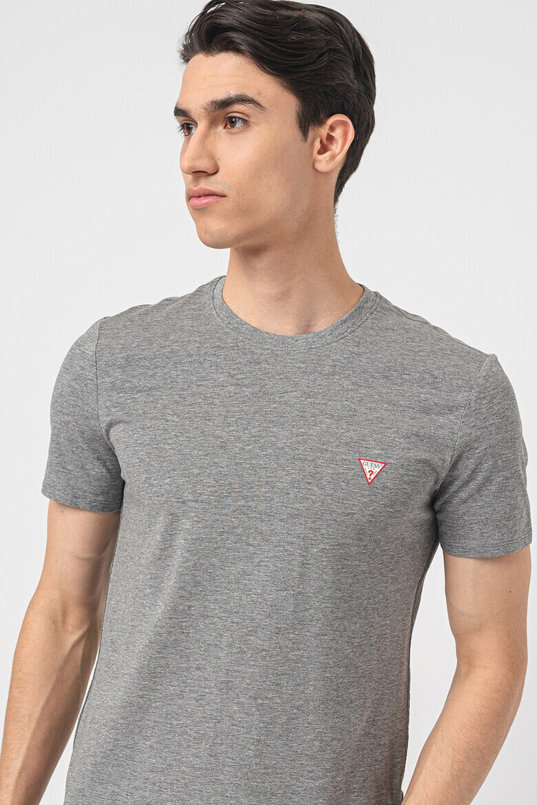 GUESS Tricou slim fit cu decolteu la baza gatului - Pled.ro