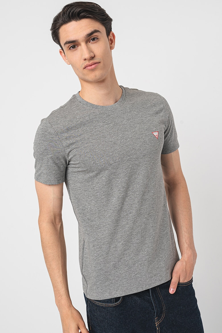 GUESS Tricou slim fit cu decolteu la baza gatului - Pled.ro