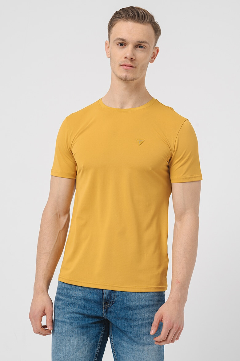 GUESS Tricou slim fit cu decolteu la baza gatului - Pled.ro