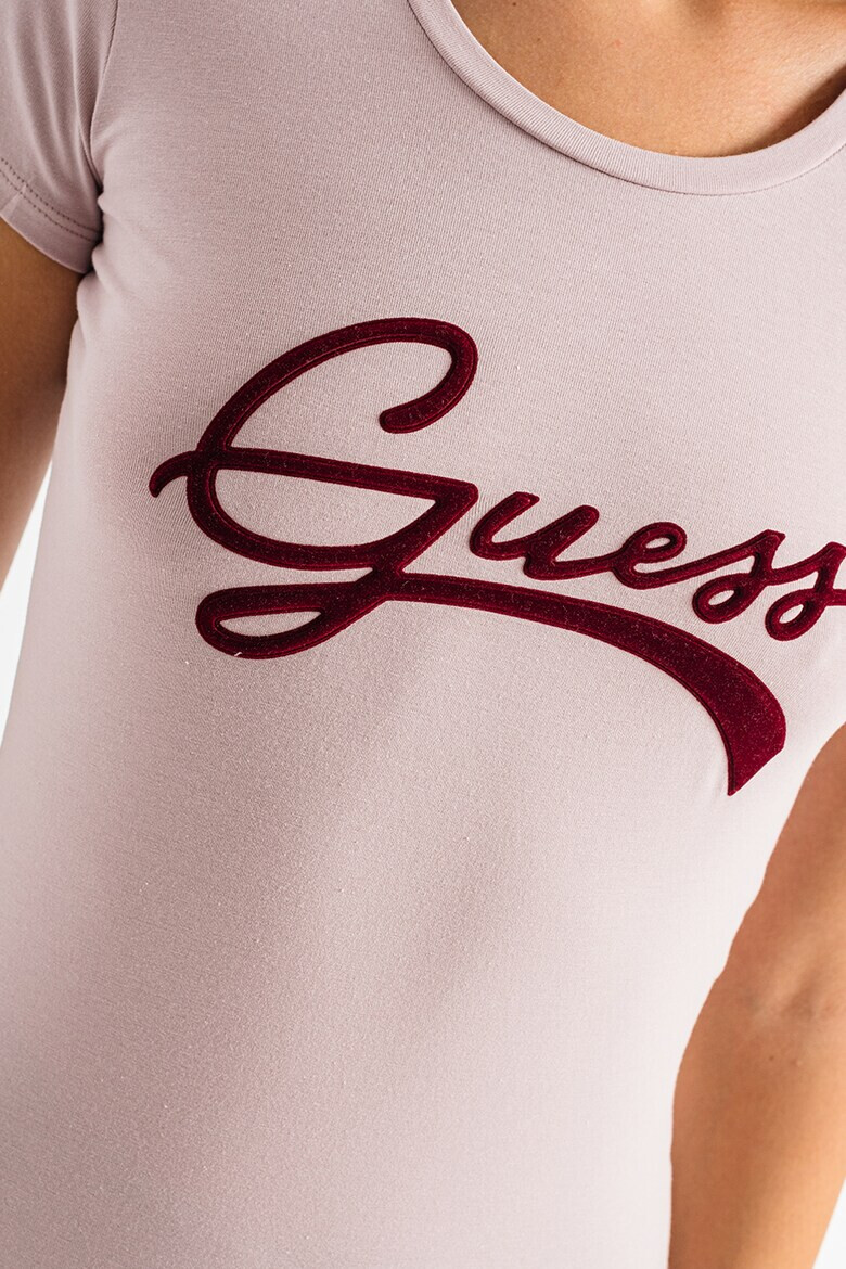 GUESS Tricou slim fit cu imprimeu logo - Pled.ro