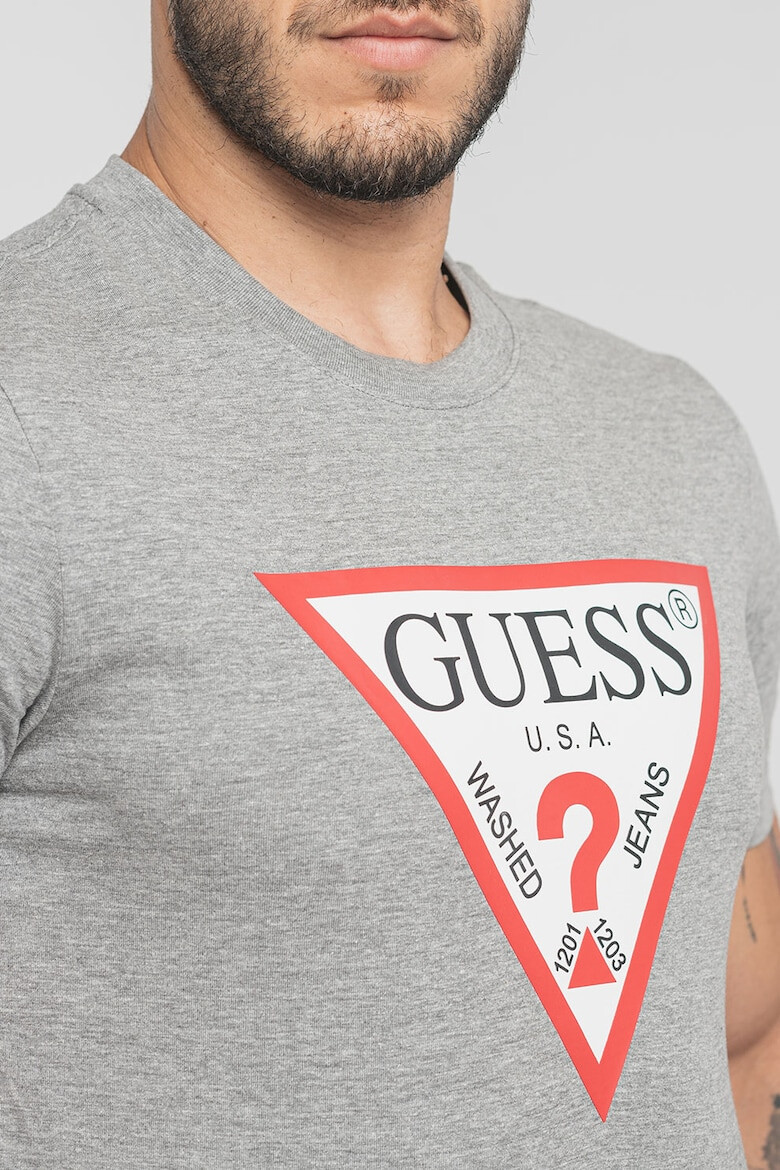 GUESS Tricou slim fit cu logo - Pled.ro