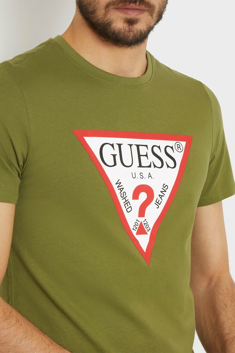 GUESS Tricou slim fit cu logo - Pled.ro