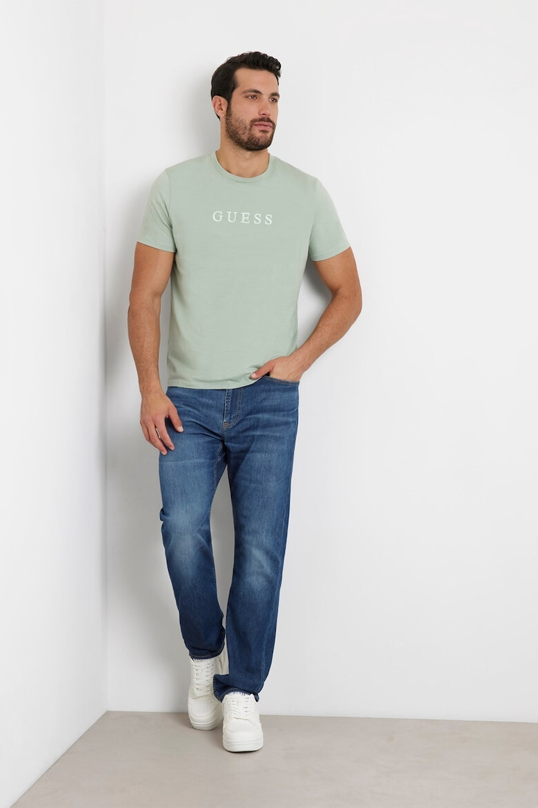 GUESS Tricou slim fit cu logo brodat - Pled.ro