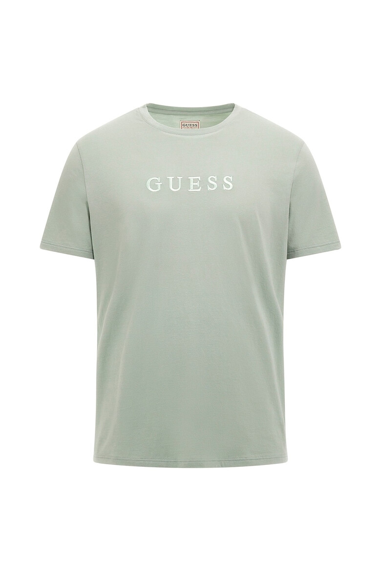 GUESS Tricou slim fit cu logo brodat - Pled.ro