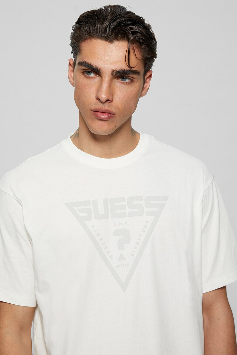 GUESS Tricou supradimensionat din bumbac pentru antrenament - Pled.ro