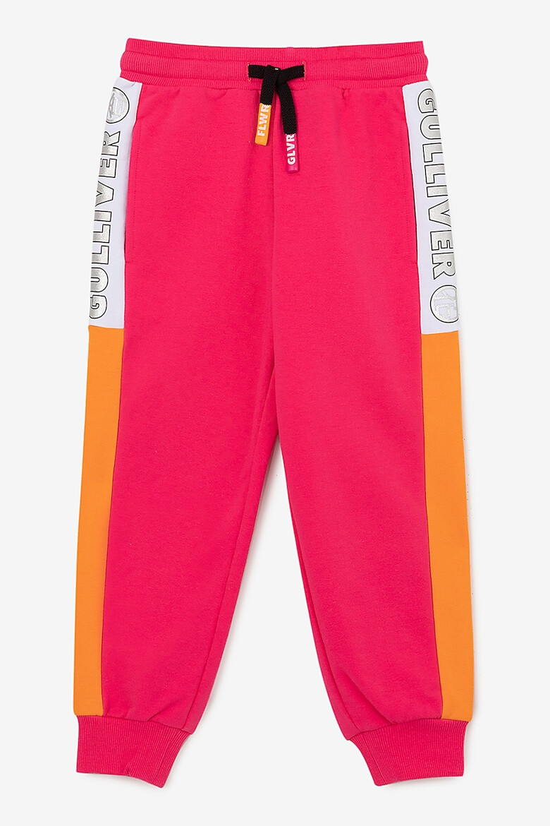 GULLIVER Pantaloni de trening cu model colorblock si snur - Pled.ro