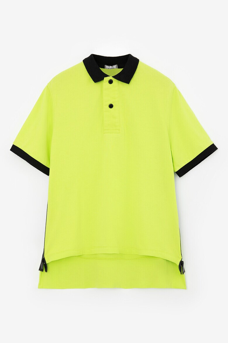 GULLIVER Tricou polo cu slituri cu fermoar - Pled.ro