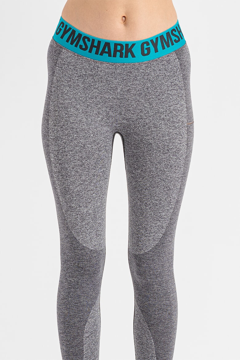 Gymshark Colanti cu banda logo in talie pentru fitness Flex - Pled.ro