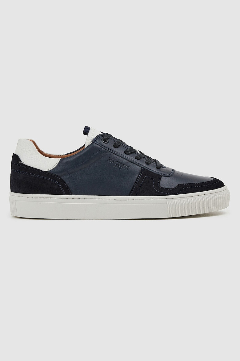 Hackett London Pantofi sport de piele cu garnituri de piele intoarsa - Pled.ro