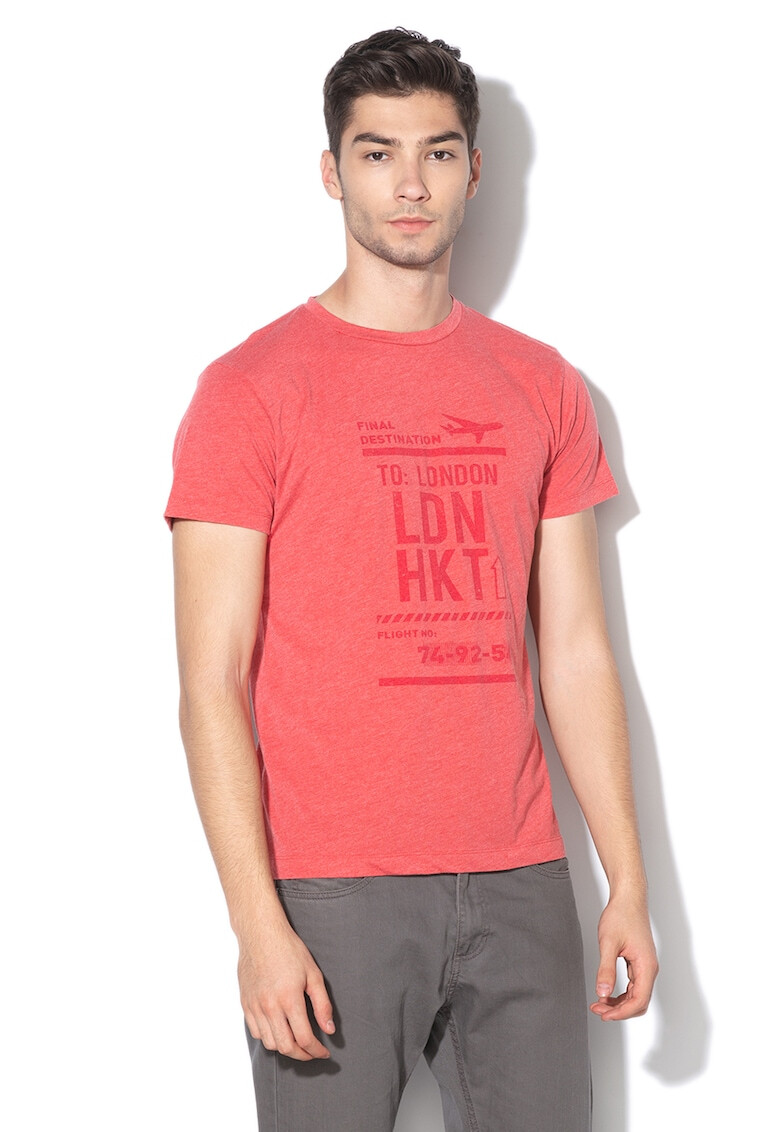 Hackett London Tricou din amestec de bumbac cu imprimeu logo - Pled.ro