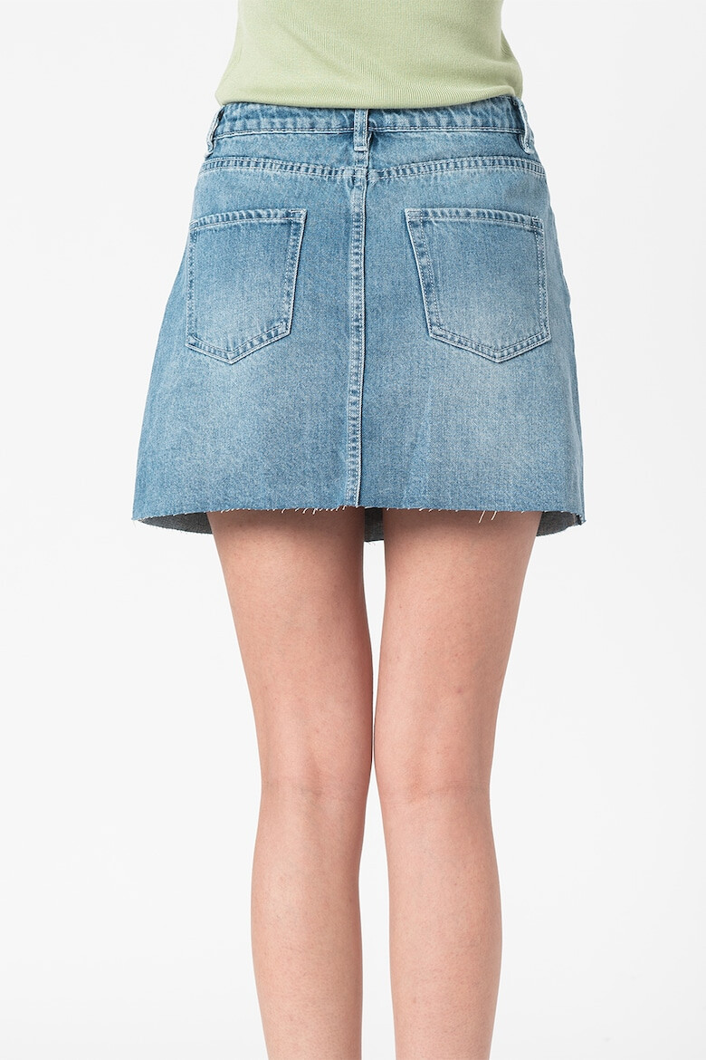 Haily's Fusta mini de denim cu croiala in A - Pled.ro