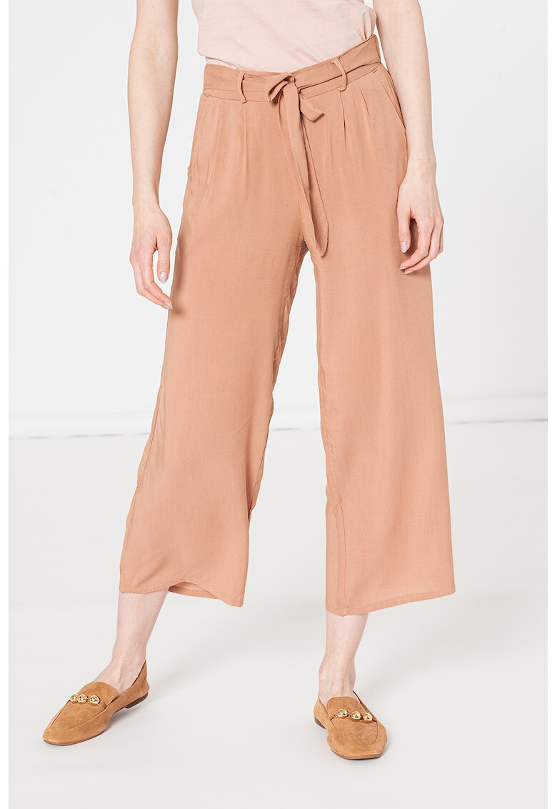 Haily's Pantaloni crop cu croiala ampla Cira - Pled.ro