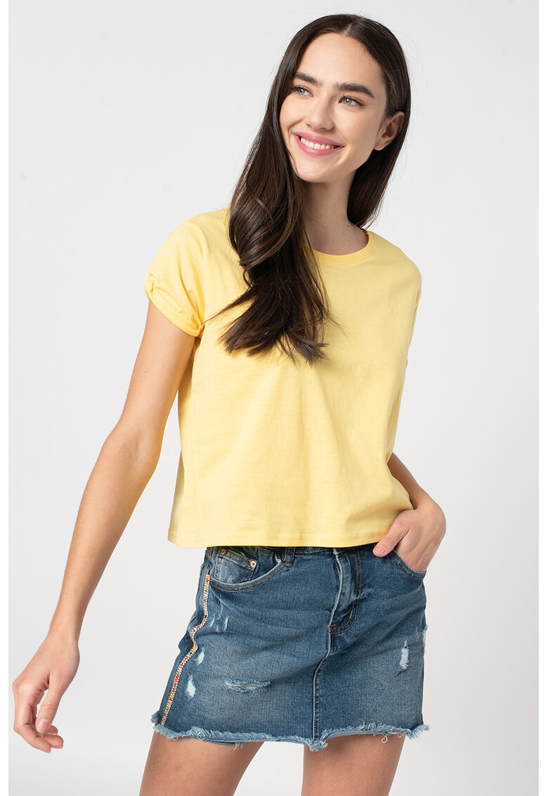 Haily's Tricou crop din jerseu Tia - Pled.ro