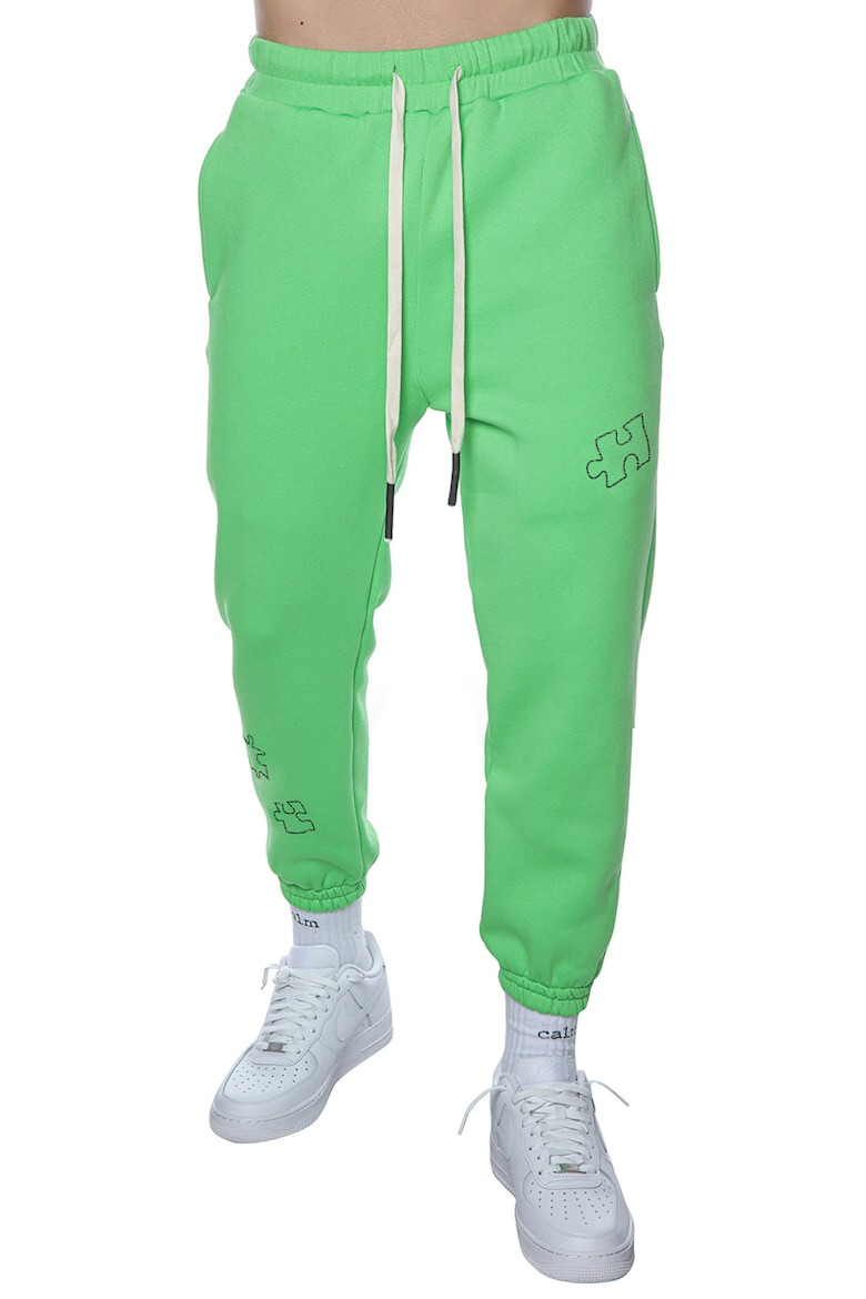 HAMZA Pantaloni sport crop conici Peace - Pled.ro