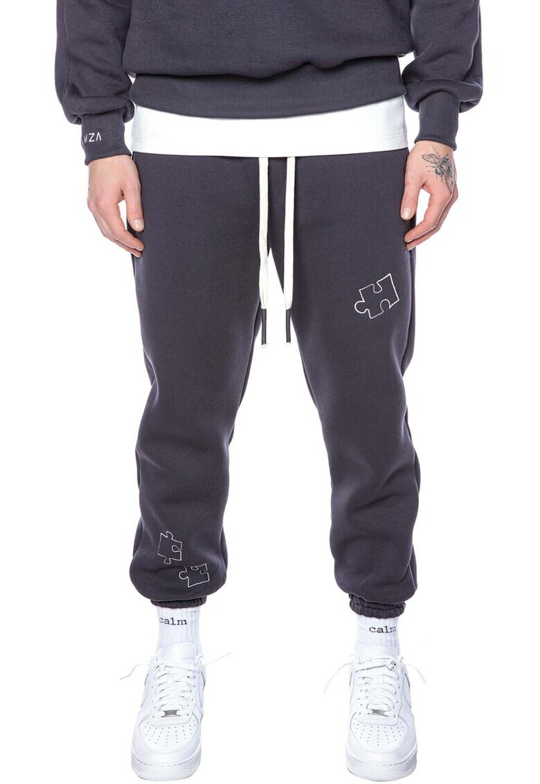 HAMZA Pantaloni sport cu snur in talie Peace - Pled.ro