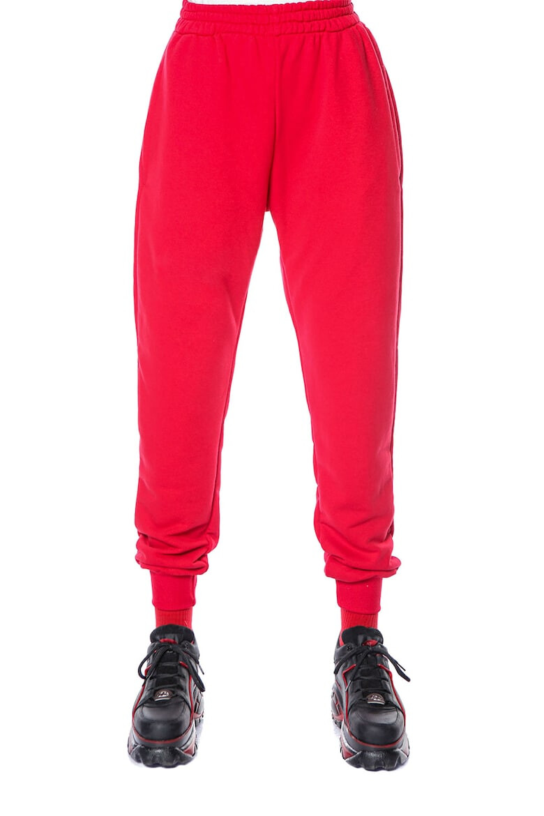 HAMZA Pantaloni sport relaxed fit cu talie inalta - Pled.ro